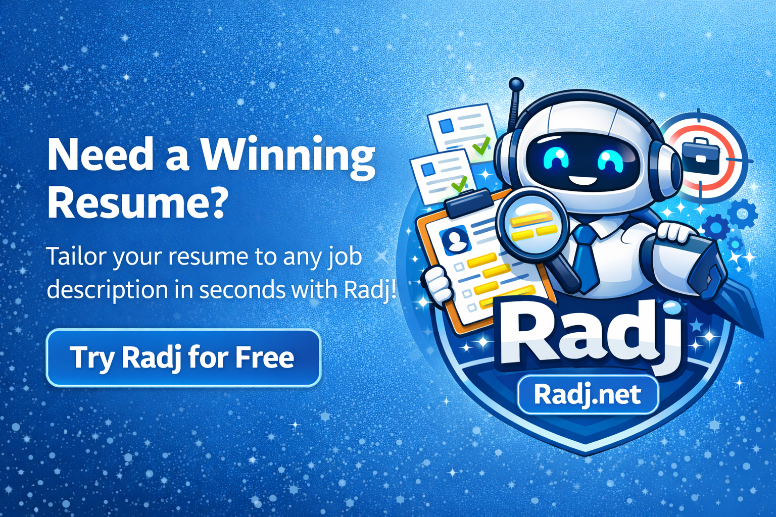 Radj — Job-Specific Resume Optimizer